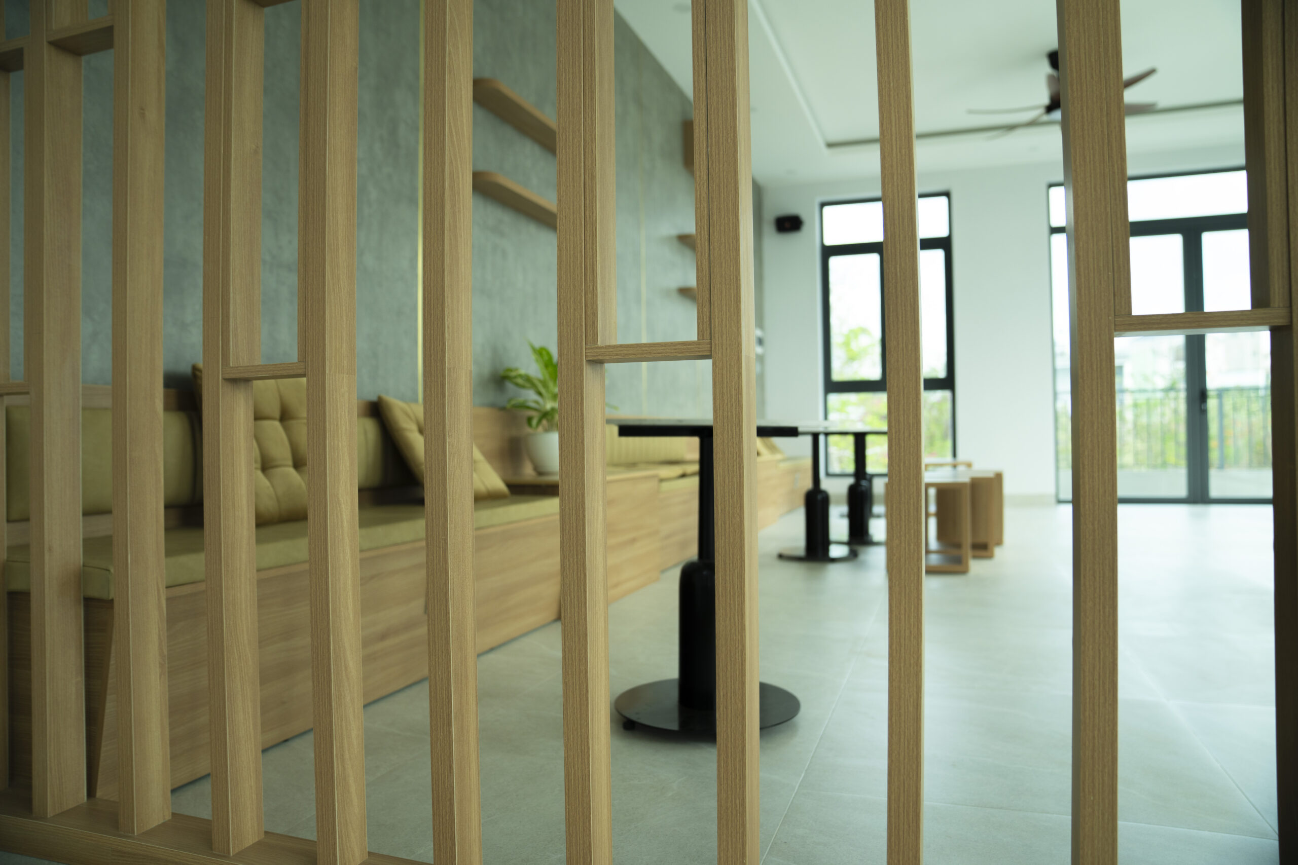 View sân vườn Hamy Coffee