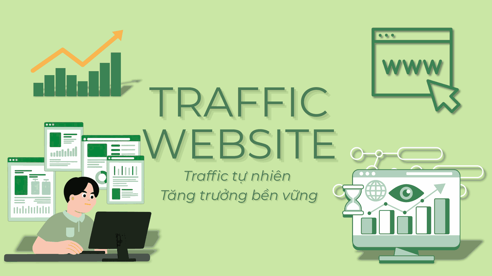 Cách tăng traffic website tự nhiên bền vững từ số 0