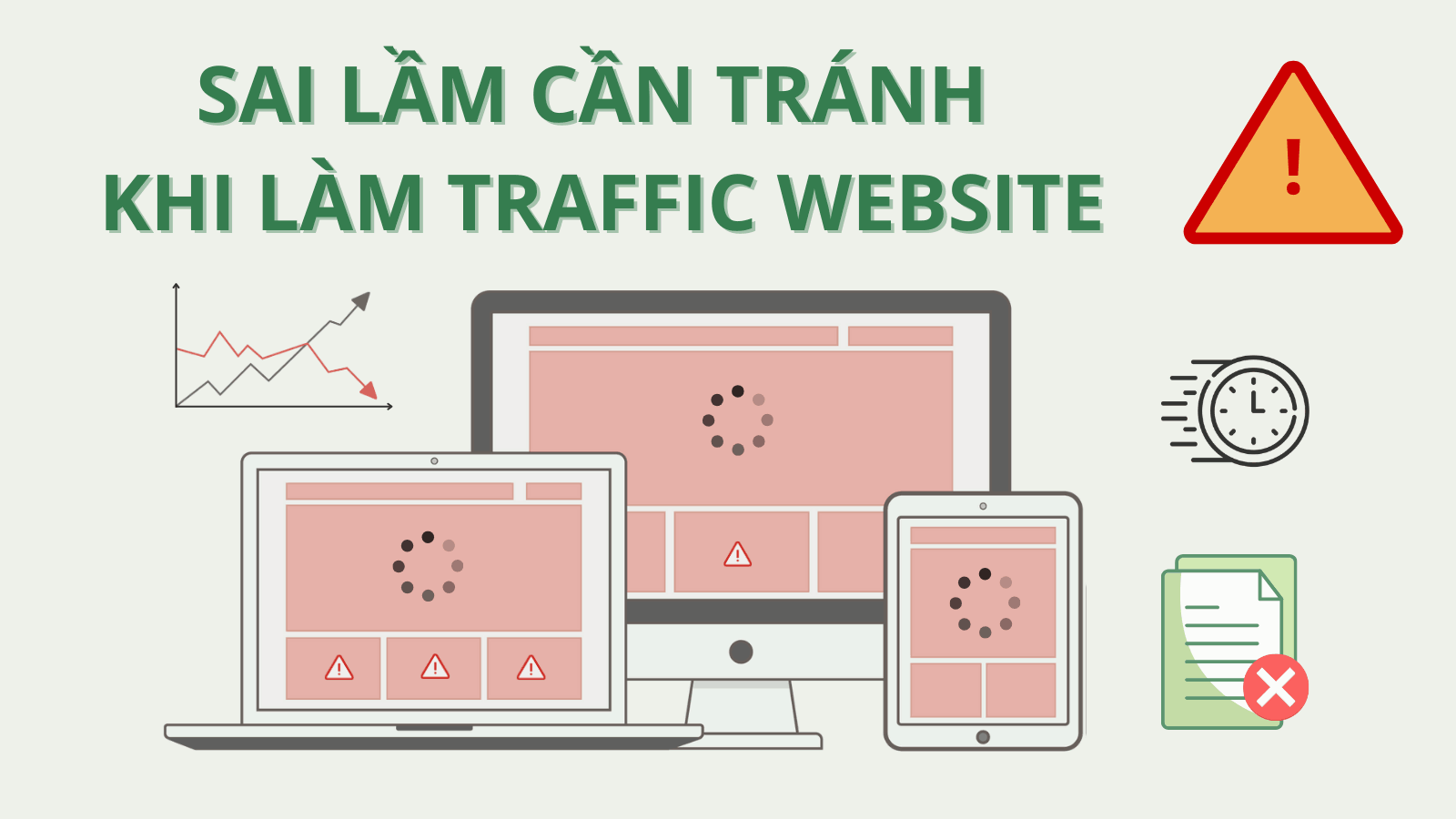 Những sai lầm cần tránh khi làm traffic