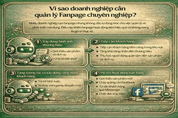 Vì sao doanh nghiệp cần quản lý Fanpage chuyên nghiệp?