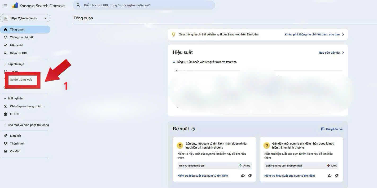 Thao tác thực hiện cài đặt và khai báo sitemap.xml