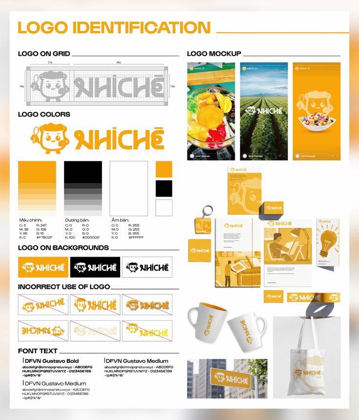 bộ nhận diện thương hiệu nhất quán