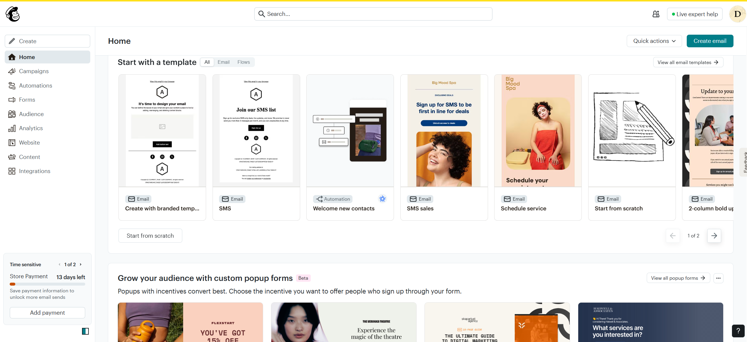 Đánh giá các phần mềm Email Marketing tự động hóa tốt nhất hiện nay- mailchimp