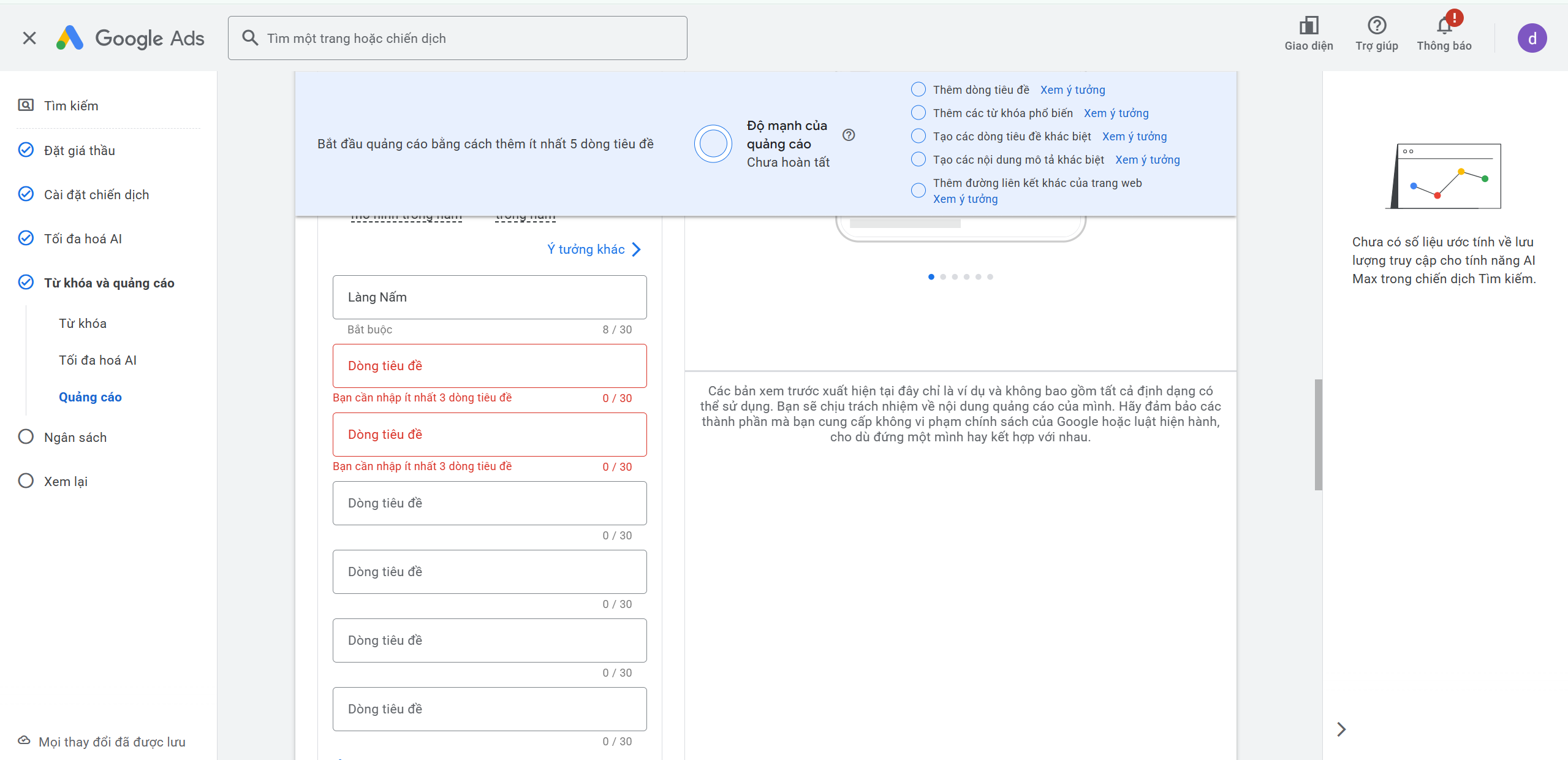 Hướng Dẫn Chạy Quảng Cáo Google Ads Tìm Kiếm Cho Người Mới Bắt Đầu 10